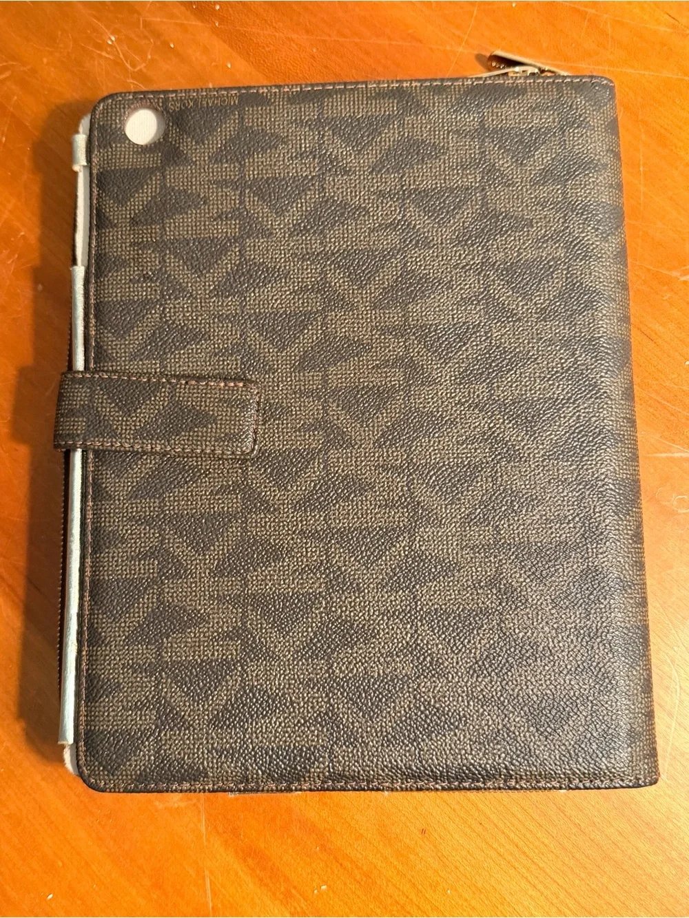 Michael Kors MK Signature Brown Vintage Y2K Tablet Case